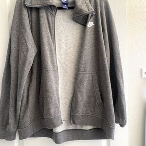 Woman’s Nike cowl-neck zip-up sweatshirt